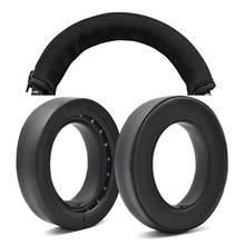 Capa almofada para fones de ouvido, substituição de capa de couro para formato de cesto hs50/hs60/hs70 pro, acessórios para fones de ouvido bluetooth 2024 - compre barato