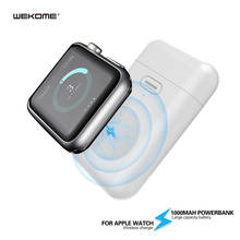 Cargador inalámbrico WK Mini para Apple Watch Series 4 3 2 1 cargador USB magnético rápido portátil sin Cable cargador rápido base Dock de carga 2024 - compra barato