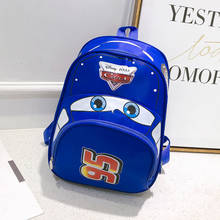 Детский рюкзак с машиной Disney для мальчиков и девочек, школьная сумка Маккуин с мультипликационным рисунком для учебников 2024 - купить недорого
