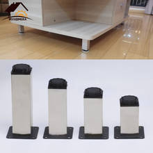 Myhomera-patas protectoras para muebles, patas ajustables de acero inoxidable, 80mm-150mm, para armario, mesa de té y café 2024 - compra barato