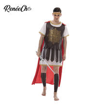 Reneecho-Disfraz de Hércules para hombre, disfraz de Gladiador, General, soldado romano, para Cosplay, para adulto, Halloween, 2020, Purim 2024 - compra barato