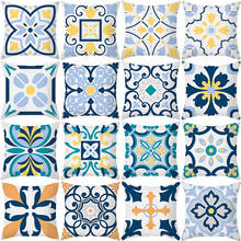 Geométrico étnico floral padrão almofada caso nórdico simples azul decorativo travesseiros caso boêmio moda sofá travesseiro 2024 - compre barato