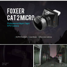 Камера Foxeer Micro Cat 2 FPV, 4 в 1, линза 2,1 мм с датчиком OSD, ТВЛ, ESC, VTX, F405, AIO, F722, Dual FC, для гонок 2024 - купить недорого