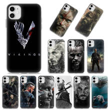 Мягкий чехол из ТПУ для iPhone 7 8 11 Pro XR X XS MAX SE 12 Pro MAX 6 6S Plus 5S 12 Mini, чехол Ragnar Lothbrok Vikings, чехол для телефона 2024 - купить недорого