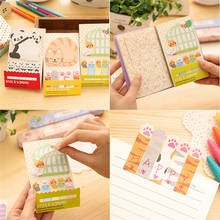 Cute Kawaii Animal Cat Panda Sticky Notes Memo Pad Planner Stickers Paper Bookmarks  School Supplies Stationery 2024 - buy cheap