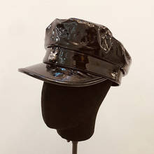 Chapéus unissex para outono e inverno, protetor para senhoras, viseira, chapéu, paperboy, chapéus em preto e branco 2024 - compre barato