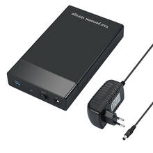 Sata III к USB 3,0 HD Жесткий диск чехол внешний жесткий диск Корпус 2,5 "3,5" HDD док-станция коробка для ноутбука жесткий диск 2024 - купить недорого