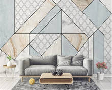 beibehang Papel de parede 3d wallpaper interior wallpaper modern minimalist Nordic geometric background wall TV background 2024 - buy cheap