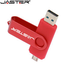 JASTER OTG USB Flash Drive 4GB 8GB 16GB 32GB 64GB pendrive for Android Smart Phone Metal OTG usb USB 2.0 memory stick 2024 - buy cheap