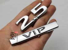 3D Metal Chrome 2.5 VIP Car Trunk Rear Emblem Badge Decal Stickers V6 2024 - buy cheap