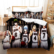 Kuroko's Basketball Bedding Set Anime Cartoon 3d Duvet Cover Set Comforter Bed Linen Twin Queen King Single Size Dropshipping 2024 - buy cheap