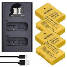 Batmax EN-EL14 EN-EL14A EL14 Battery+LED USB Dual Charger for Nikon D3100 D3200 D3300 D3400 D3500 D5600 D5100 D5200 P7000 2024 - buy cheap