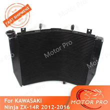 Radiador de agua para Moto Kawasaki Ninja ZX14R, refrigeración del motor, ZX 14R, ZX-14R, 2012, 2013, 2014, 2015, 2016, ZG1400 2024 - compra barato