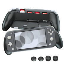 Держатель ручки OIVO для Nintendo Switch Lite, ассиметричный держатель контроллера, карта хранения колес для Nintendo Switch Lite 2024 - купить недорого