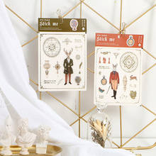 1 pack/lote dibujos de Japón animal dorado series Decoración Calcomanía para niños auto-adhesivo etiqueta regalos para los niños 2024 - compra barato
