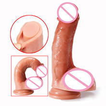 New CPWD Liquid Silicone Realistic Big Dildo Flexible Penis Dick With Suction Cup Female Masturbation Strapon Dildo For Women 2024 - buy cheap