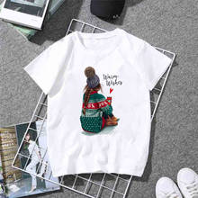 FIXSYS хипстер Милая женская футболка с принтом для девочек Летняя футболка с короткими рукавами и круглым вырезом Harajuku повседневная женская футболка больших размеров 2024 - купить недорого