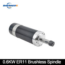 600W CNC Router Brushless Spindle Motor ER11 Air Cooled Spindle Motor 55mm 0.6KW Spindle Motor Tool For Engraver Milling Machine 2024 - buy cheap