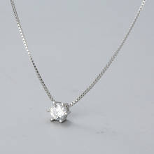 REETI New Arrivals real 925 Sterling Silver Crystal Necklaces Pendant Hot Sale Pure Silver Jewelry for Women 2024 - buy cheap