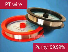 Cable de platino de alta pureza, electrodo de alambre de platino, pureza: 99.99%. 2024 - compra barato