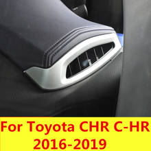 Air conditioning front air outlet frame cover interior modification instrument panel outlet patch For Toyota CHR C-HR 2016-2019 2024 - buy cheap