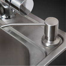 300ml Kitchen Sink Detergent Shampoo Soap Liquid Dispenser Pressing Pump Brushed Nickel Head ABS Bottle  Bath Accessories 2024 - buy cheap