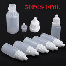 50pcs 10ml Empty Squeezable Dropper Bottles Protable Plastic Eye Liquid Dropper Refillable Bottle 2024 - buy cheap