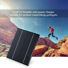 3.5w 5v policristalino silício painel solar célula para carregador de energia porta usb 18650 bateria de carregamento 2024 - compre barato