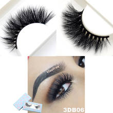 visofree 3D lashes mink 25mm fluffy thick faux mink Lashes Butterflies lash cases packaging cruelty free false eyelashes 3DB06 2024 - buy cheap