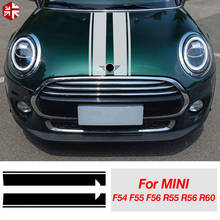 Pegatina para capó de coche, cubierta de motor, capó, pegatina a rayas para MINI Cooper F55 F56 R56 R60 Countryman R55 F54 Clubman, accesorios 2024 - compra barato