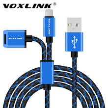 VOXLINK 1.2M Pencil Cable For New iPad 9.7 inch iPad Pro 2 IN 1 USB Charging Data Cable for iPhone X 8 8plus 7 7plus 6 6s 5s SE 2024 - buy cheap