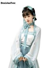 Conjunto de ropa de Baile Folclórico chino para mujer, traje de hanfu de hada tradicional asiática, retro, tang dynasty, Princesa, cosplay de escenario, 2021 2024 - compra barato