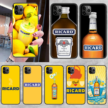 Ricards beer wine Phone Case Cover Hull For iphone 5 5s se 2 6 6s 7 8 12 mini plus X XS XR 11 PRO MAX black art funda pretty 2024 - buy cheap