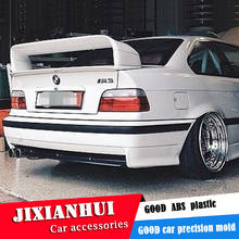 For BMW E36 M3 spoiler 1990-2000 BMW M3 series GT Style spoiler E36 Series 3 coupe ABS plastic materail unpainted spoiler 2024 - buy cheap