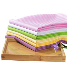 1Pcs Cotton Pro Cosmetic Salon Striped Sheets SPA Massage Sheets Bed Table Cover With/no Hole for Beauty Salon Home Hotel 2024 - buy cheap