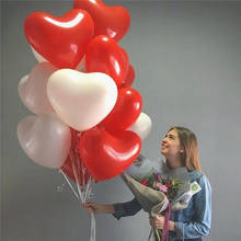 DCM 1/5/10pc birthday party wedding heart-shaped balloon love balloon birthday balloons thickening heart shaped latex balloon@03 2024 - buy cheap