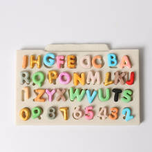 Cake Tools small alphabet letter cute baby silicone mold Decorating Cupcake topper chocolate Gumpaste fondant cake Decorating 2024 - buy cheap