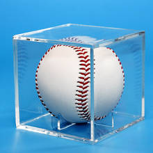 Hot Acrylic 9 Inch Baseball Box Display Golf Tennis Ball Transparent Case for Souvenir Storage Box Holder Uv Protection Dustproo 2024 - buy cheap