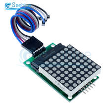 Модуль управления светодиодным дисплеем MAX7219 Dot модуль светодиодной матрицы 8*8 MCU для интерфейсного модуля Arduino 5 в 8x 8 выходной вход общий катод 2024 - купить недорого