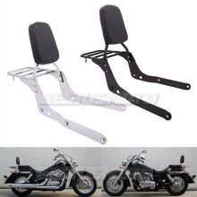 Motorcycle Backrest Sissy Bar w/Luggage Rack For Honda Shadow Aero VT 750 750C VT750 VT750C 2004-2022 2007 2008 2009 2010 2011 2024 - buy cheap