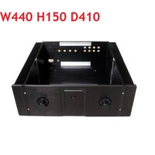 D410 W440 H150 Heat Sink Dual Control Enclosure DAC Decoder Amplifier Case Aluminum Chassis Power Supply DIY Hifi Shell Earphone 2024 - buy cheap