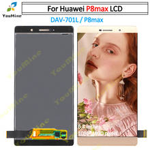 Pantalla LCD para Huawei P8 Max, montaje de digitalizador con pantalla táctil, DAV-703L de repuesto, DAV-713L 2024 - compra barato