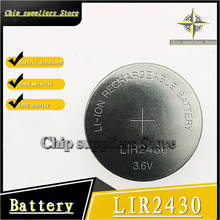 2 шт.-10 шт. // LIR2430 3,6 В перезаряжаемая литиевая батарея может заменить CR2430 3,6 В батарейка кнопки Nwe тонкие материалы 100% качество 2024 - купить недорого