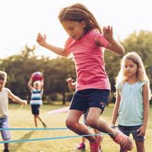 Brinquedo infantil clássico pular livre jogos elástico pular corda de borracha brinquedo para crianças 2024 - compre barato