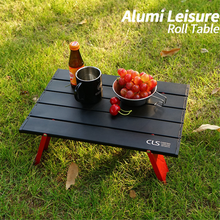 Mini mesa de Picnic portátil para playa, mesa de viaje ultraligera, plegable, de aluminio, resistente al agua, para barco y playa 2024 - compra barato