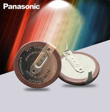 Panasonic original vl2020 3v 20mah tipo moeda, 2 peças recarregável 180 graus, filete de bateria de lítio tipo botão 2024 - compre barato