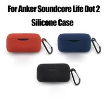 Capa de silicone protetora completa para fone de ouvido anker-soundcore life dot 2 anker 2024 - compre barato