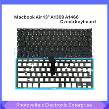 Новая Чешская клавиатура для Macbook Air 13 "A1466 A1369 клавиатура с подсветкой 2011-2017 лет 2024 - купить недорого