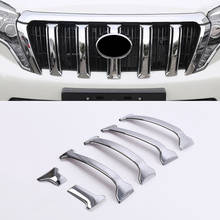 2014 2015 2016 2017 Car-styling for Toyota Prado J150 GX GXL Land Cruiser Accessories Front Mesh Grille Cover Trim ABS Chrome 2024 - buy cheap