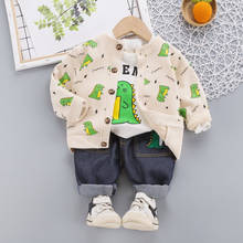 Baby Casual Tracksuit Children Boy Girl Cotton Zipper hoodies shirt Pants 3Pcs/Sets Kids Leisure Sport Suit Infant Clothing 2024 - buy cheap